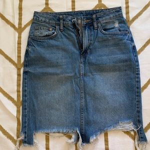 &Denim Jean Skirt